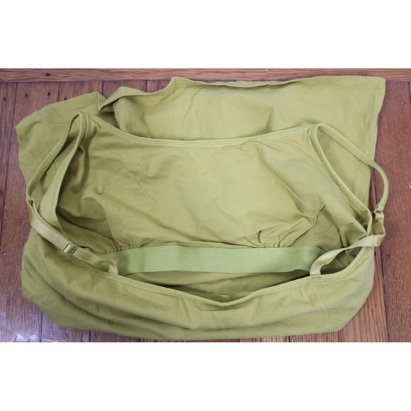 J Jill L Mustard Yellow Spaghetti Strap Shelf Bra Cami Cotton Stretch Tank Top - Picture 4 of 7